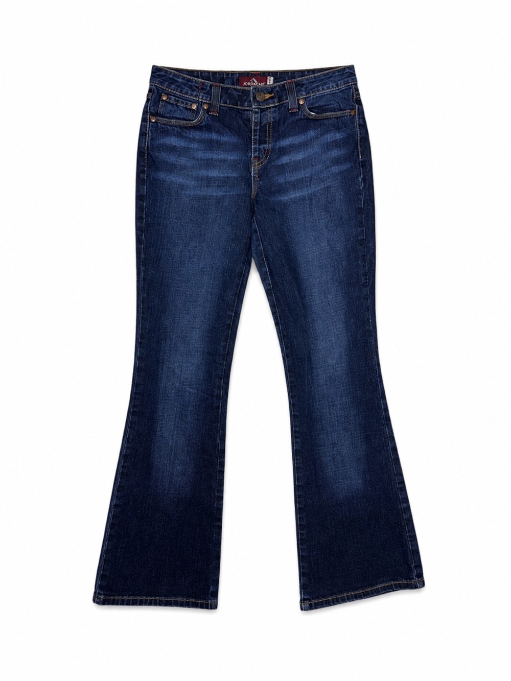 Vintage Y2K Jordache Juniors 5/6 Lo-Rise Dark Wash Flare Jeans 2000s